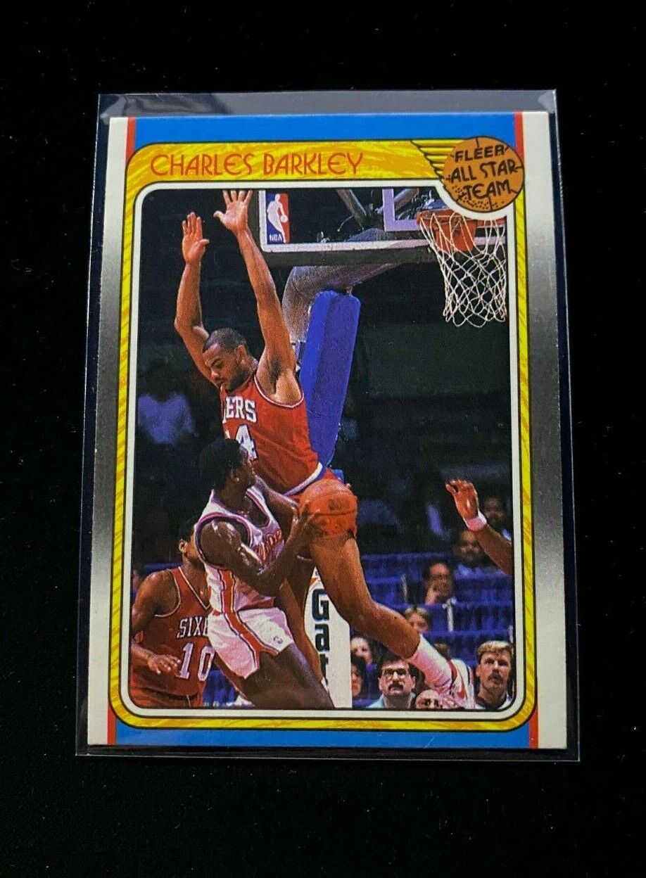 1988 Fleer Charles Barkley All Star Card (GREAT CONDITION!)