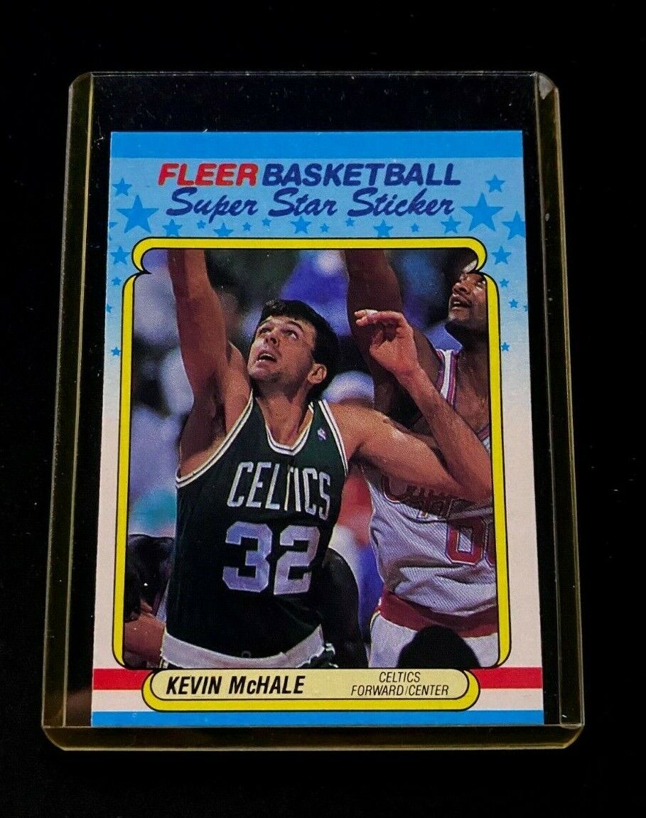 1988 Fleer Kevin McHale Super Star Sticker Card (GREAT CONDITION!)