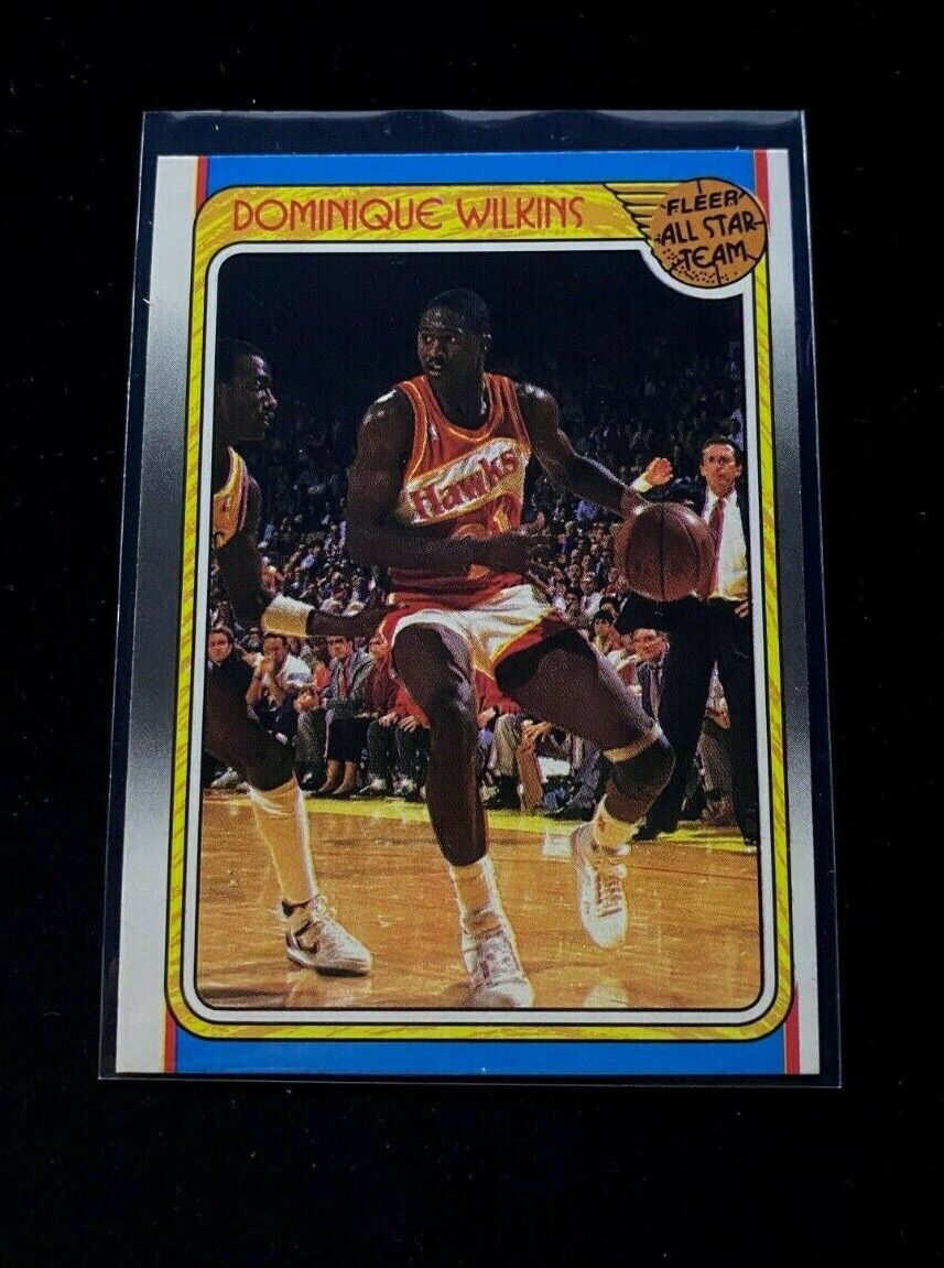 1988 Fleer Dominique Wilkins All star Card (GREAT CONDITION!)